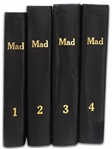63 Issues of ''Mad'' Magazines From Issue #7 in 1953 to Issue #69 in 1962,  Bound in Four Volumes -- Also Includes the Sole Two Issues of ''Trump'' Magazine Published by Hugh Hefner in 1957